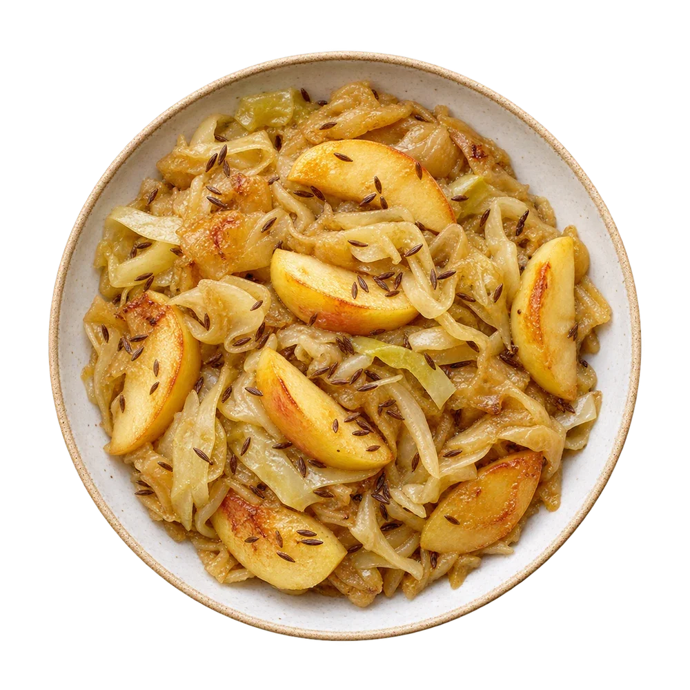 Капуста с яблоками