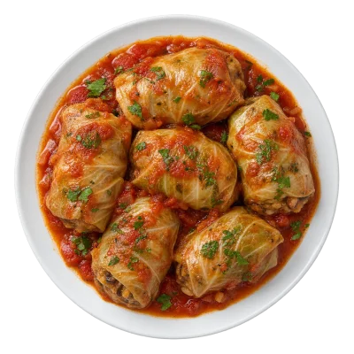 Голубцы с грибами